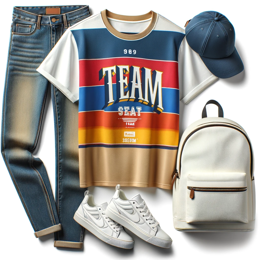 look com camisa de time