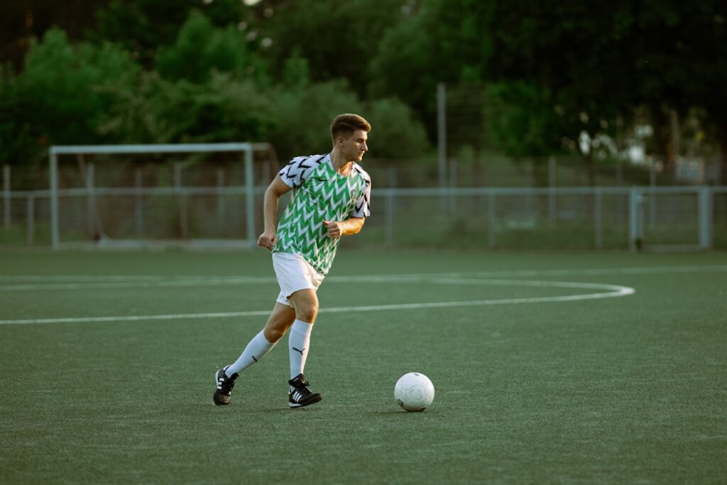 Photo soccer player