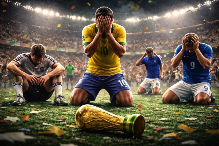 Qual seleção mais decepcionou na história das Copas do Mundo? ranking das maiores frustrações