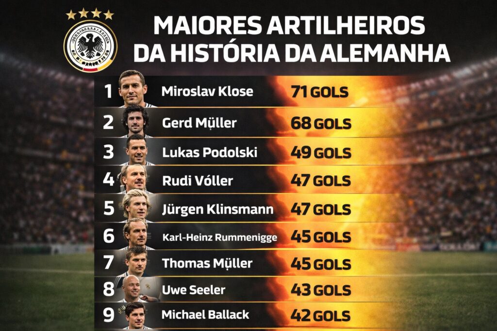 maiores artilheiros alemanha
