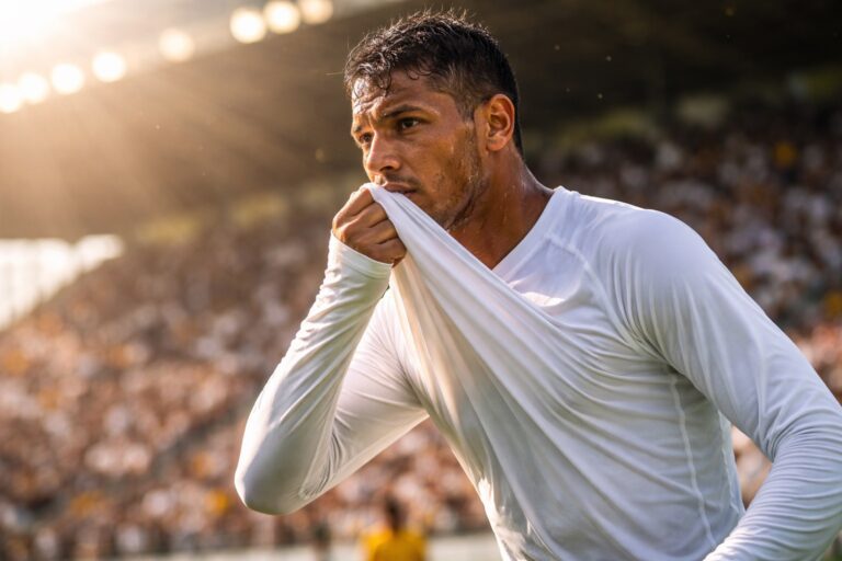 Por que alguns jogadores usam camisa de manga longa mesmo no calor?