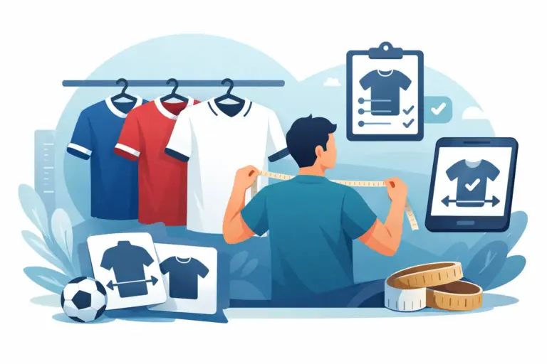 Tamanho camisa de time: como acertar