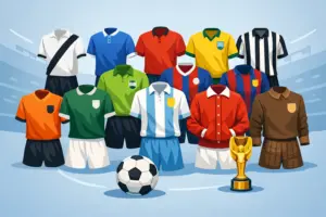 12 uniformes históricos mais marcantes do futebol