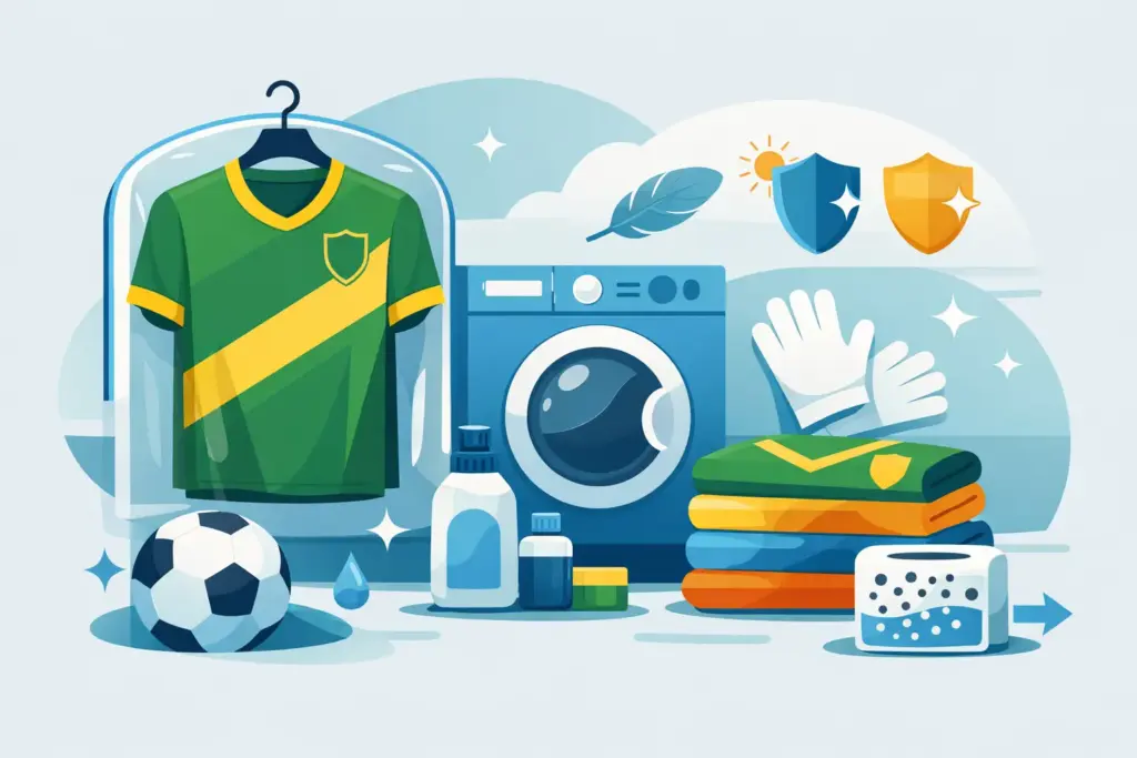 Como conservar camisa de futebol sem erro