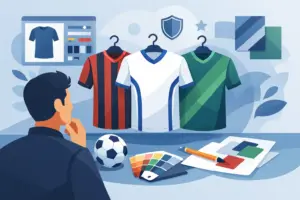Como escolher o design da camisa do meu time