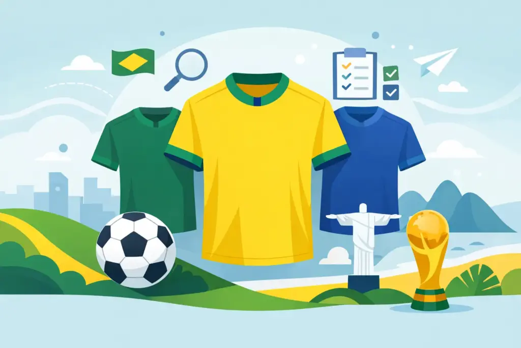 Guia de camisa seleção brasileira