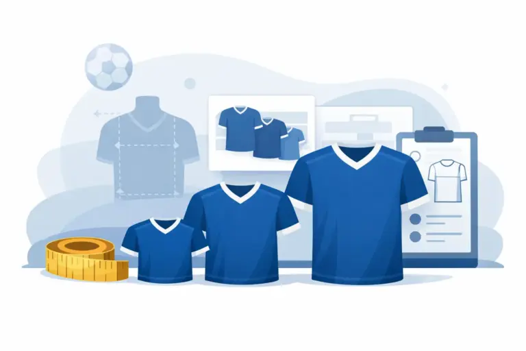 Guia de tamanhos camisa futebol sem erro