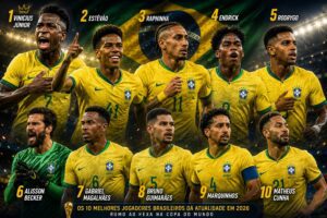 Quem é o melhor jogador brasileiro da atualidade? ranking atualizado dos craques em 2026