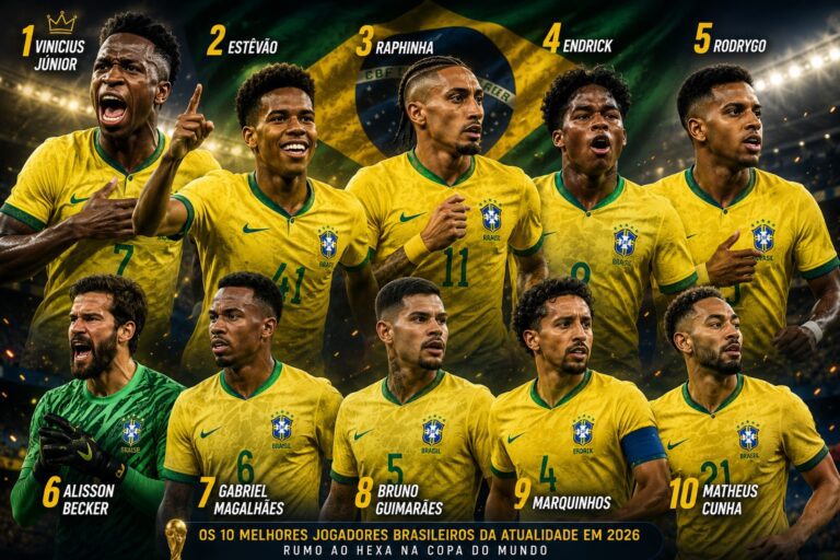 Quem é o melhor jogador brasileiro da atualidade? ranking atualizado dos craques em 2026