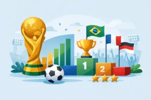 Quais seleções têm mais vitórias em Copas