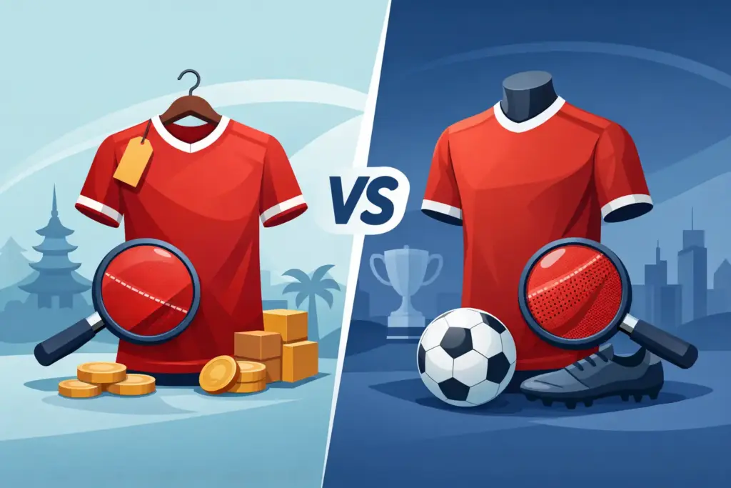 Qual diferença de camisa Tailandesa e Original?