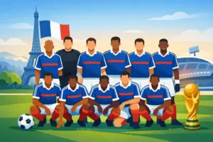Qual era o elenco da França na Copa de 1998?