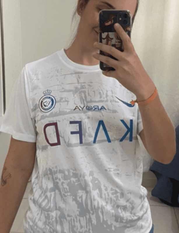 camisa de time feminina