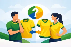 Camisa brasileira masculina ou feminina?