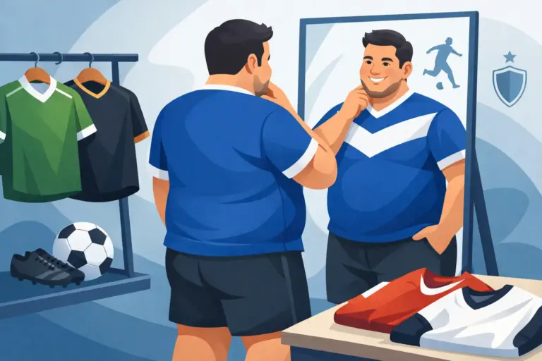 Camisa de Futebol Plus Size sem Erro