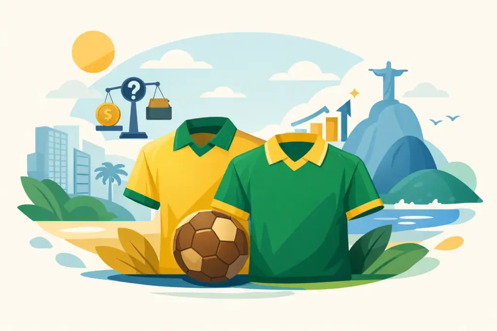 Camisa retrô brasileira vale a pena?