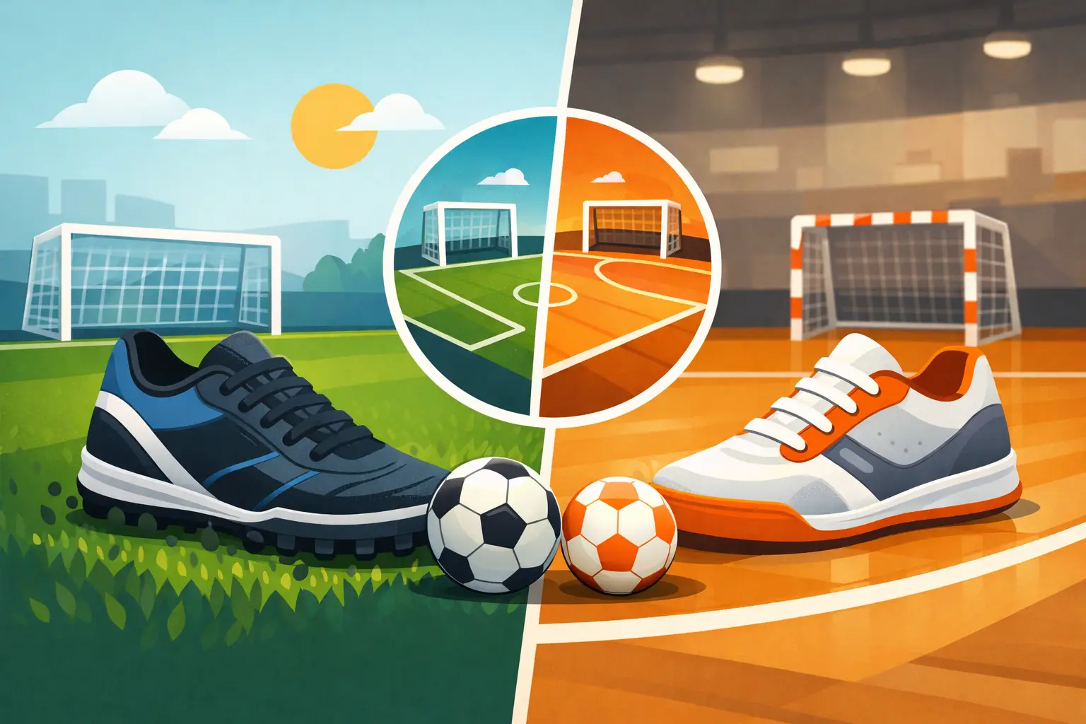 Chuteira society ou futsal: qual escolher?