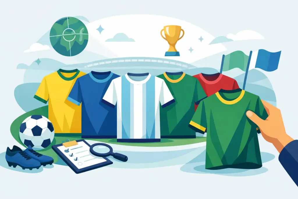 Coleção de camisas da Copa: como escolher