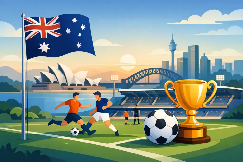 Como funciona o campeonato australiano de futebol?