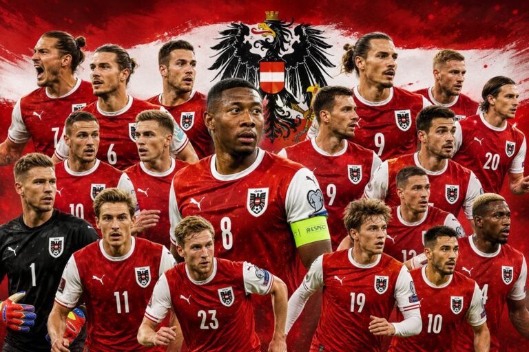 Lista dos 30 Maiores Jogadores da Áustria em 2026