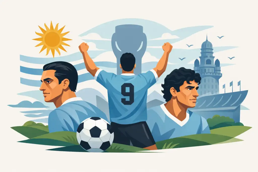Quais os maiores jogadores da história do Uruguai?