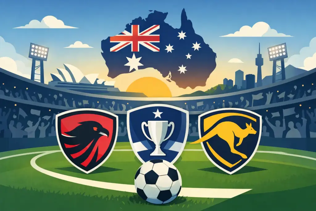 Quais os maiores times da liga australiana de futebol?