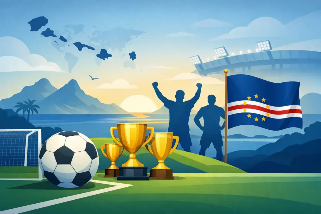 Qual é o histórico de Cabo Verde no futebol?