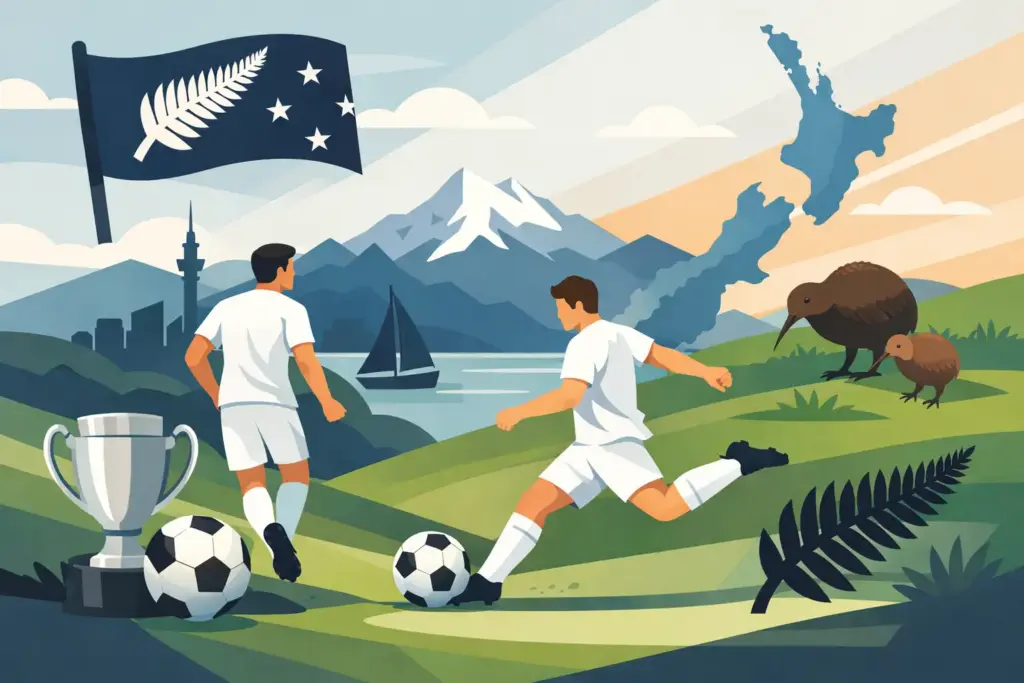 Qual o histórico da seleção da Nova Zelândia?