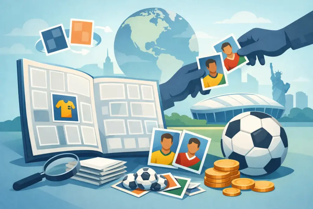Qual o jeito mais fácil de completar o álbum da Copa 2026?