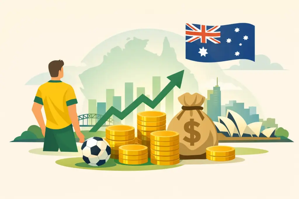 Quanto vale o elenco da seleção Australiana?