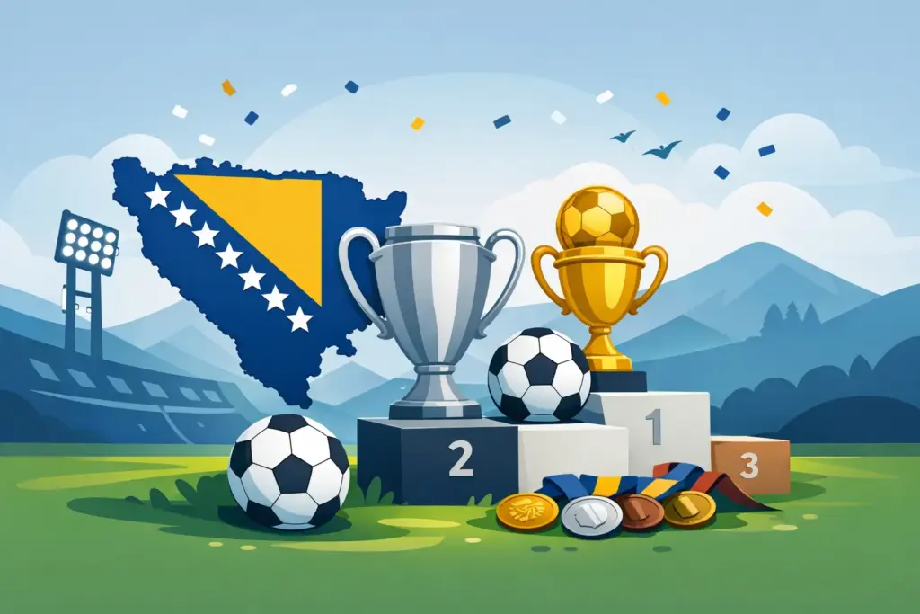 Quantos títulos tem a Bósnia no futebol?