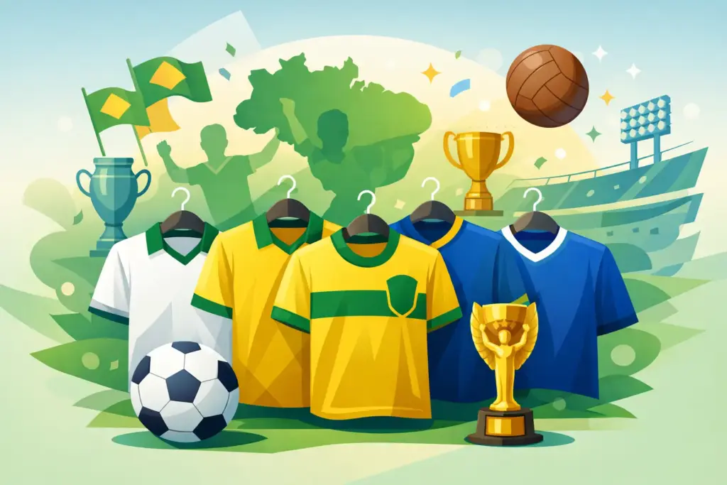 10 melhores camisas seleção brasileira históricas