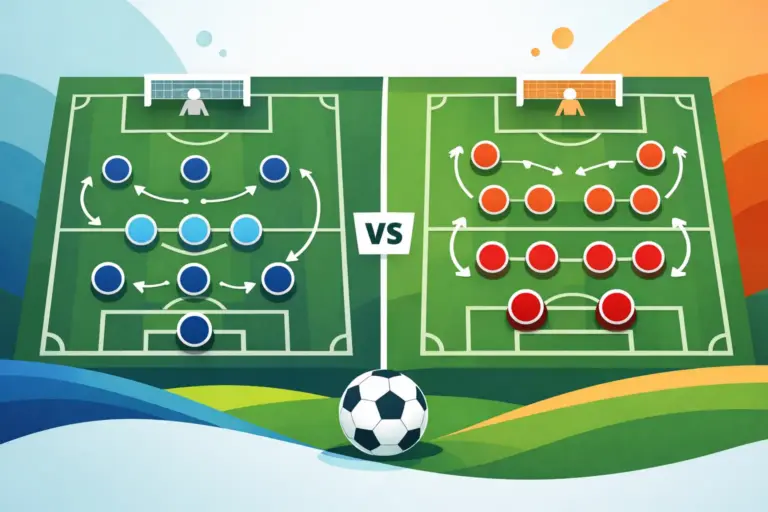 4-3-3 versus 4-4-2: qual formação rende mais?