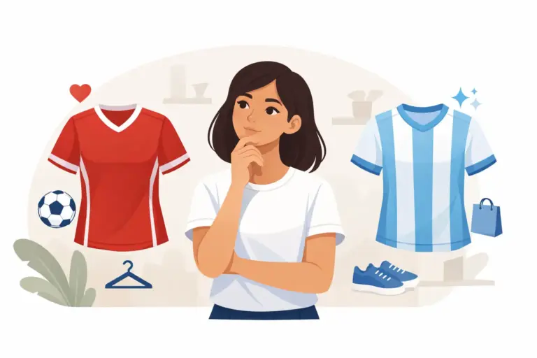 Como escolher a camisa feminina de time ideal