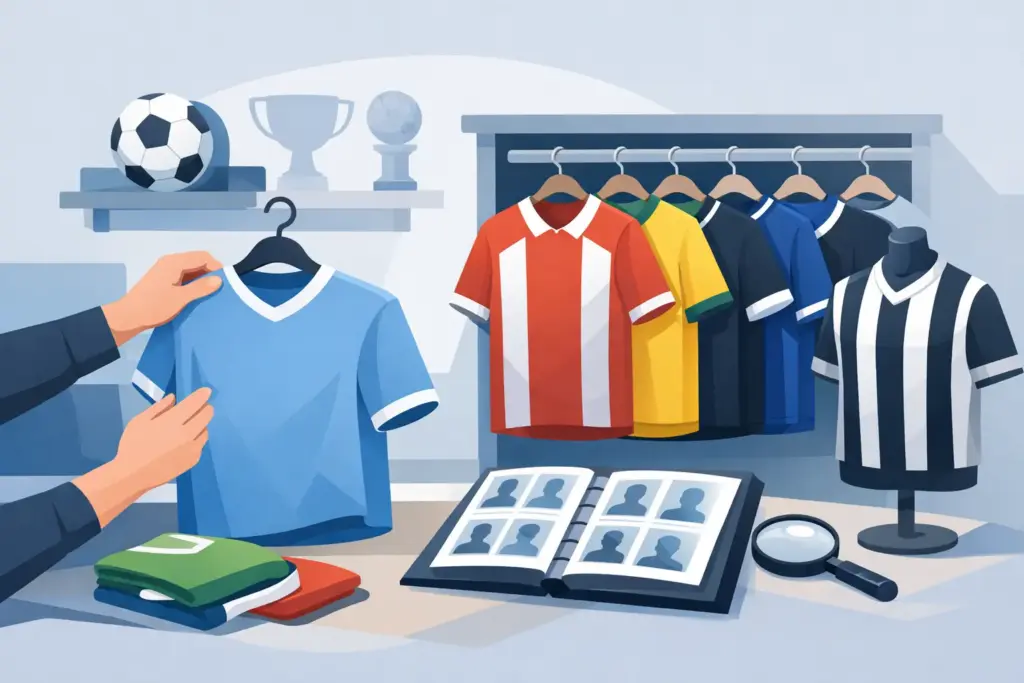Como montar coleção de camisas de futebol