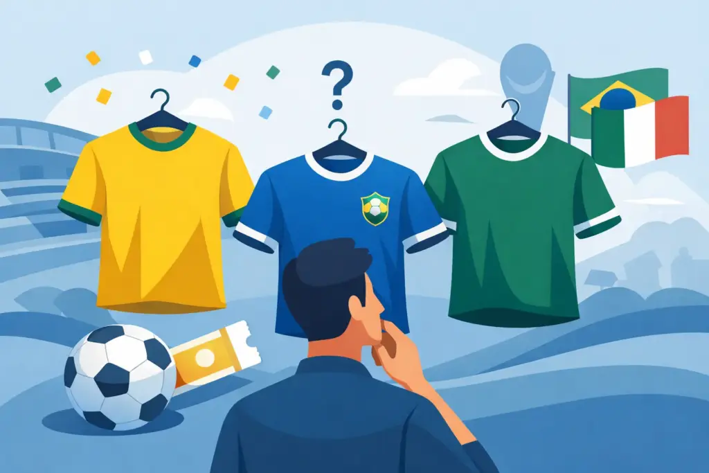 Qual camisa usar na Copa? Escolha sem erro