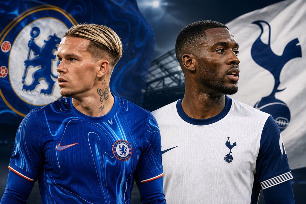 jogadores Chelsea e Tottenham