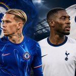 jogadores Chelsea e Tottenham
