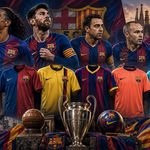 camisas do Barcelona