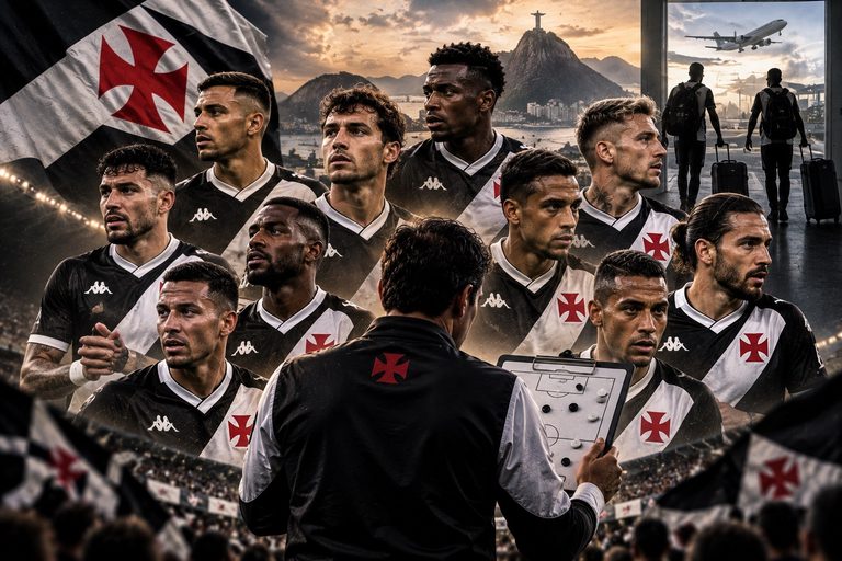 Imagem de destaque sobre Nova regra para estrangeiros pode provocar mudanças no elenco do Vasco em 2027