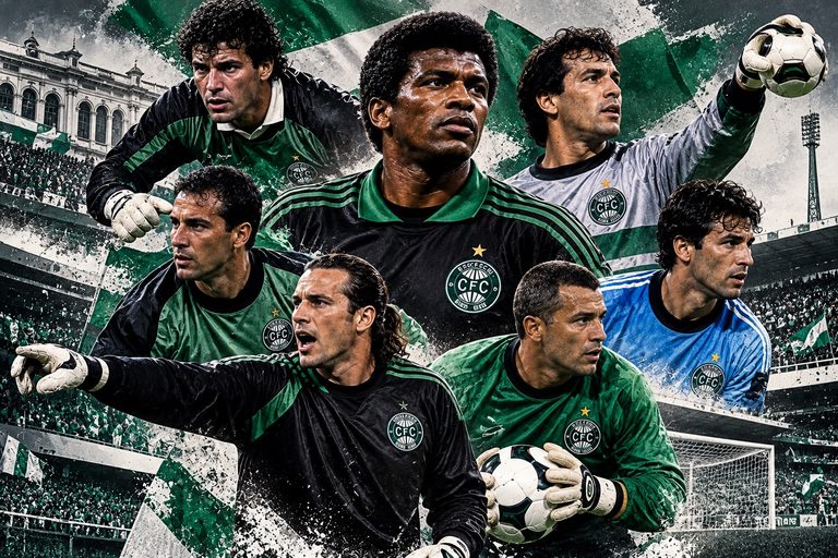 Imagem de destaque sobre Maiores goleiros da história do Coritiba: os paredões que marcaram o Coxa