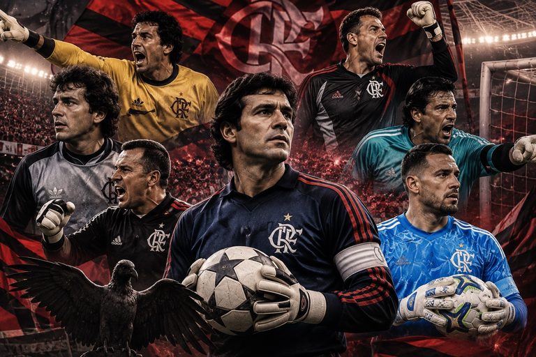 goleiros flamengo