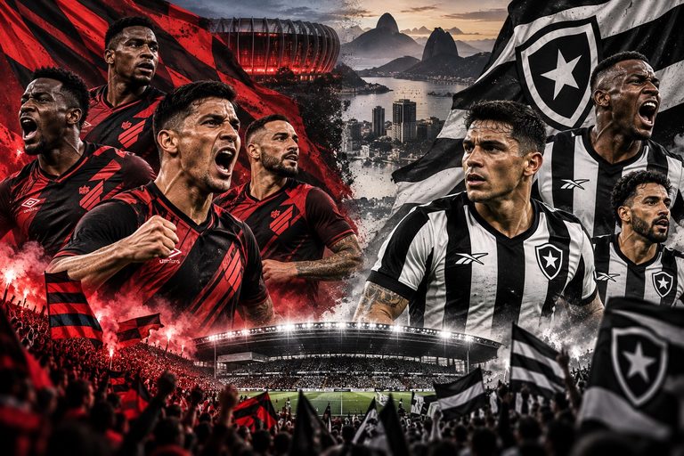 Imagem de destaque sobre Histórico de confrontos entre Athletico Paranaense e Botafogo: quem venceu mais? Atualizado em setembro de 2026