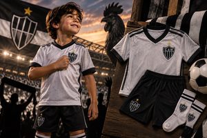 Kit Infantil Atlético Mineiro Away: vale a pena? Review da camisa infantil do Galo